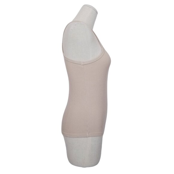 AGOLDE Rib Tank Latte Sz Small - Picture 4 of 9